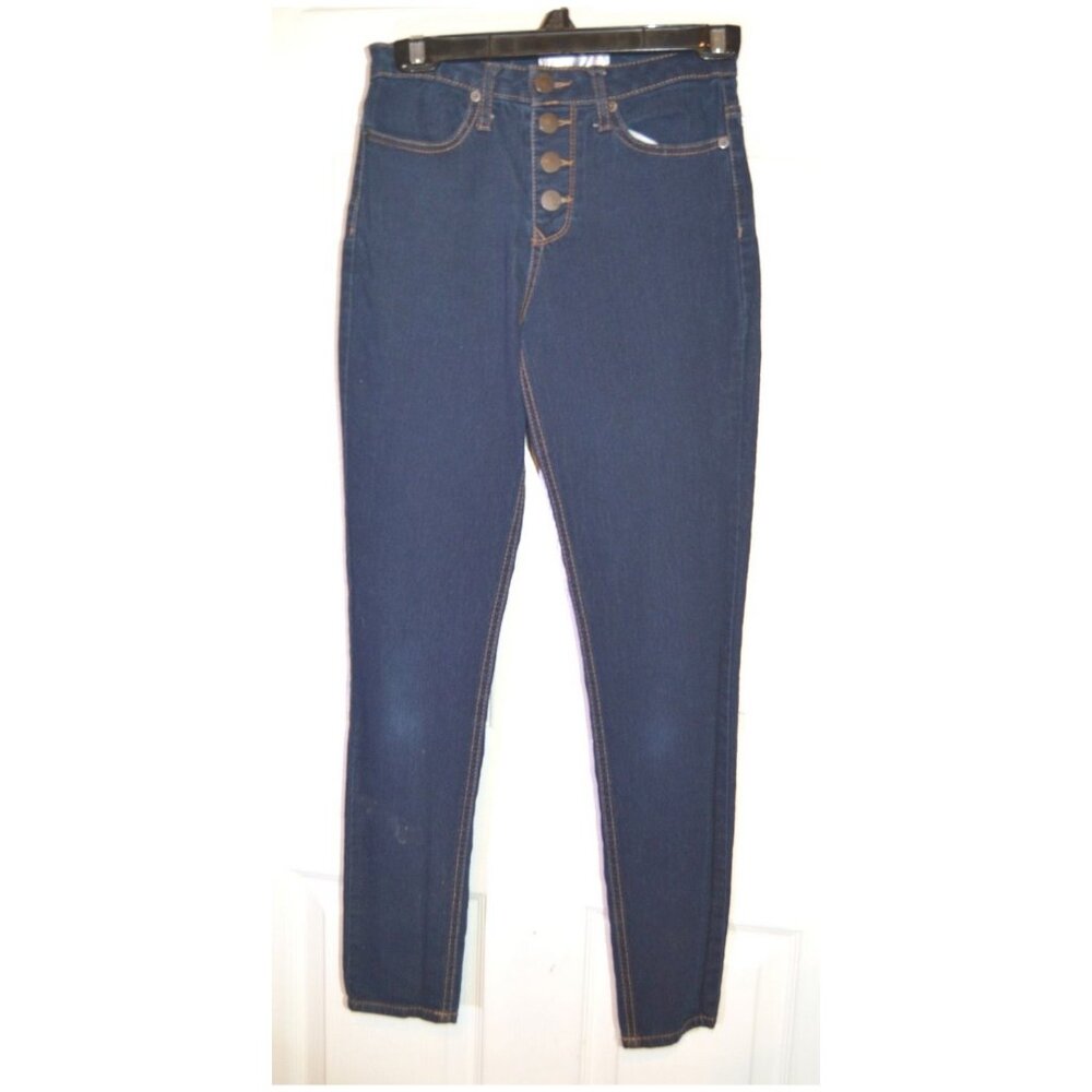 No Boundaries Women's Skinny Jeans Blue Denim Size 5 Pants 27 w x 28 in
